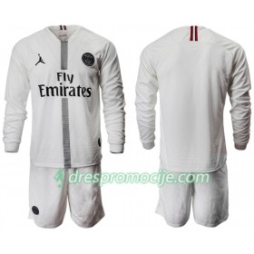 Paris Saint-Germain Dres Jodan Bijela Dječji Treći 2018/19 Dugim Rukavima